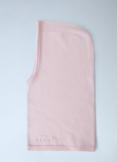 LN-CC® - Chloé: Iconic Wool Balaclava - Pink Chloé Iconic Wool Balaclava Pink chl0266034