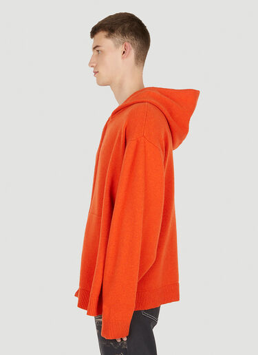 424 Knitted Hooded Sweater Orange ftf0150003