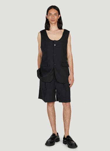 Acne Studios 테일러드 플리츠 쇼츠 블랙 acn0152015