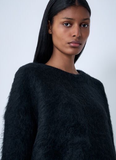 TOTEME Boxy Sweater Black tot0263010