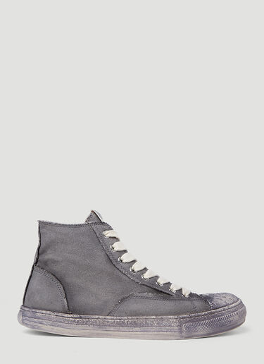 Maison Mihara Yasuhiro Past Sole Overdyed High Top Sneakers Black mmy0153004