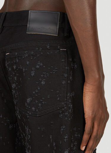 Acne Studios Distressed Pants Black acn0151001