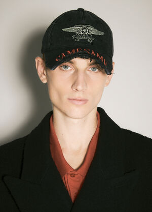 Martine Rose Cut Peak Baseball Cap Green mtr0159011