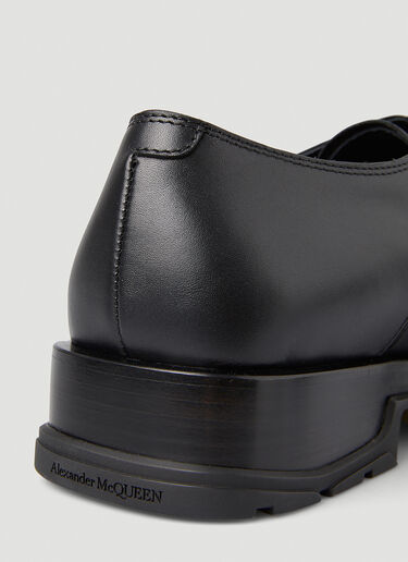 Alexander McQueen Slim Tread Lace Up Shoes Black amq0147042