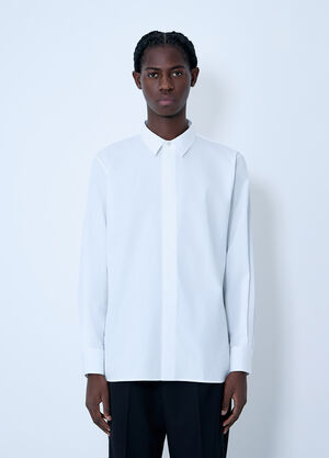 Saint Laurent Poplin Shirt White sla0162014
