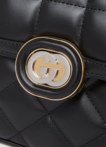 Gucci Deco Small Shoulder Bag Black guc0252025