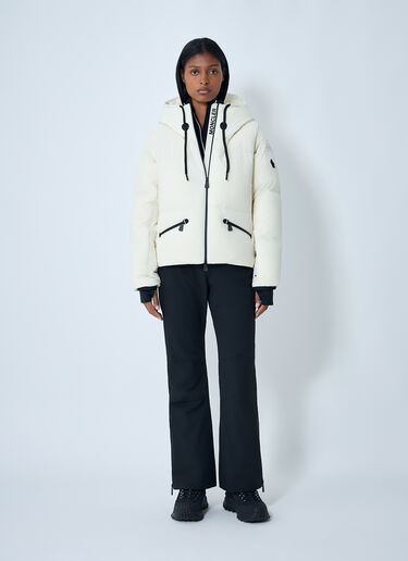Moncler Grenoble Allesaz 连帽短款羽绒服  白色 mog0262007