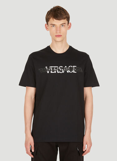 Versace Greca Print T-Shirt Black ver0149020