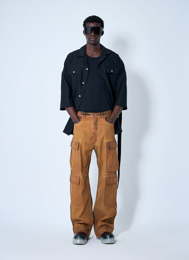Rick Owens DRKSHDW Double Cargo Jumbo Belas Jeans Orange drk0160005