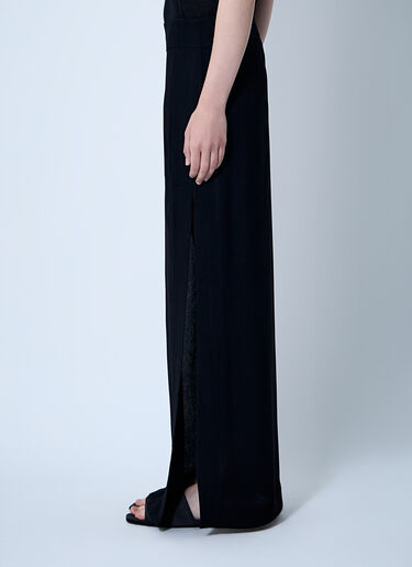 TOTEME High Slit Skirt Black tot0261058