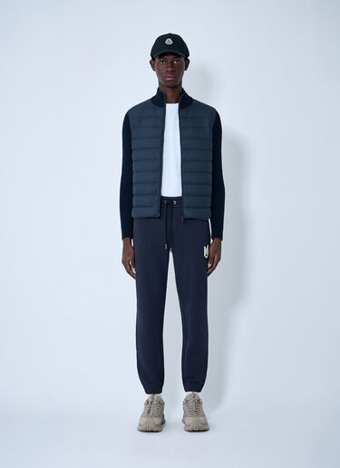 Moncler Logo Motif Gilet Navy mon0163044