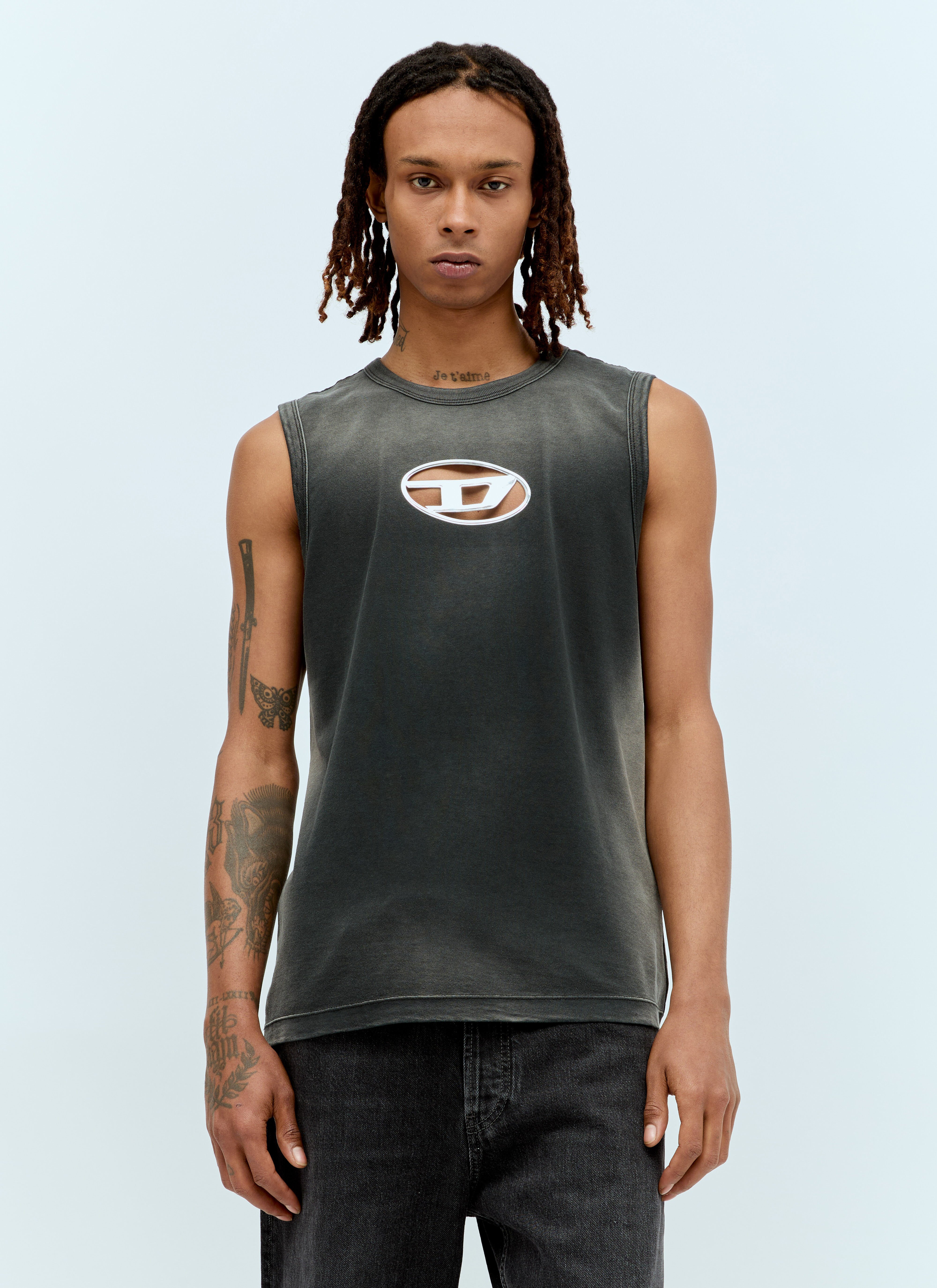 And Wander T-Brico Tank Top Brown anw0154016