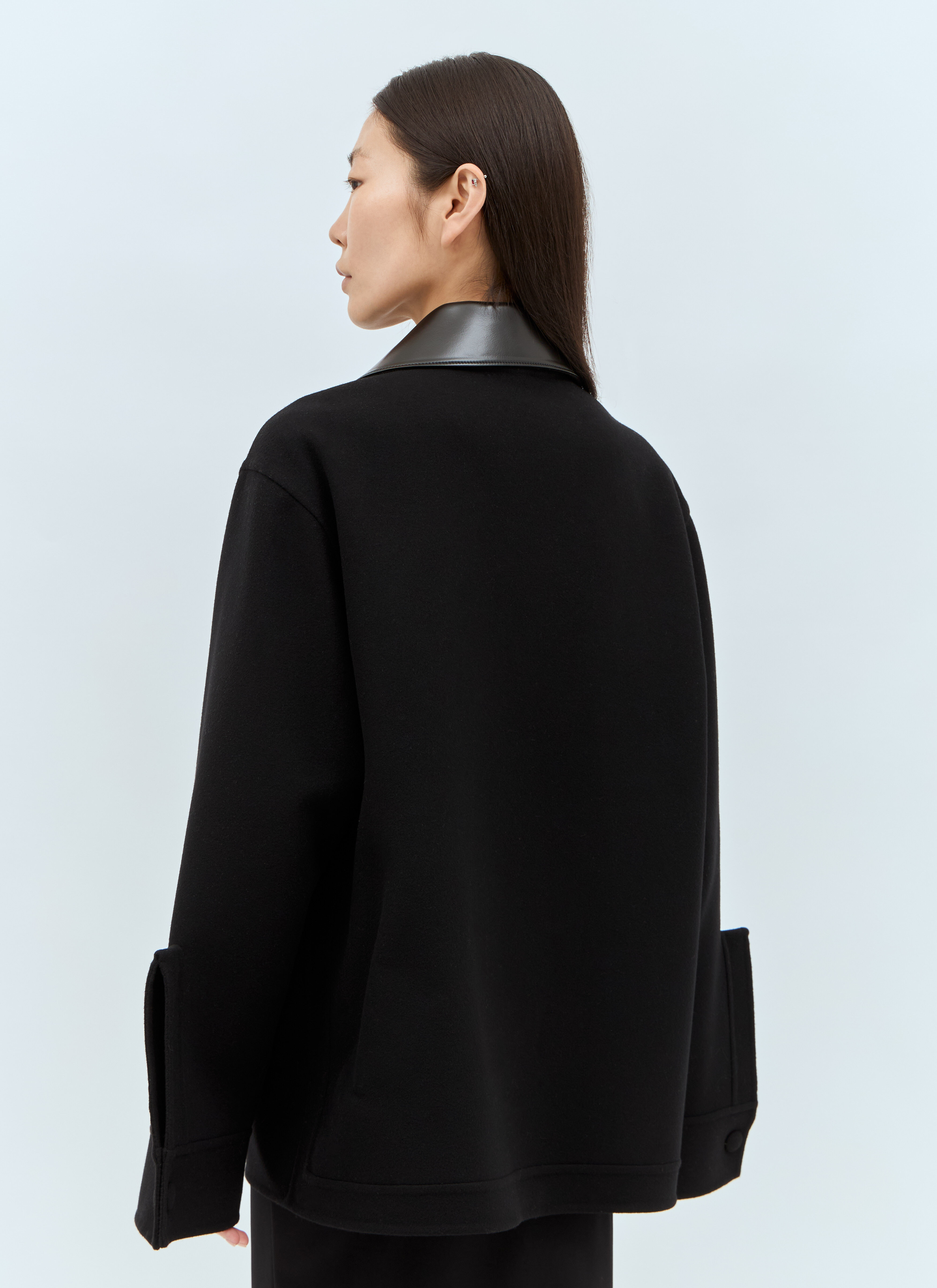 Jil Sander レディース ウールオーバーシャツ の ブラック | LN-CC®