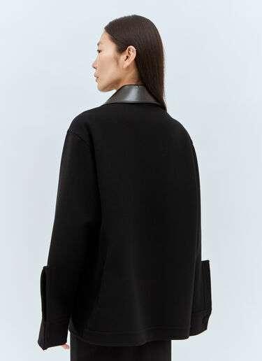 Jil Sander 울 오버셔츠 블랙 jil0257002