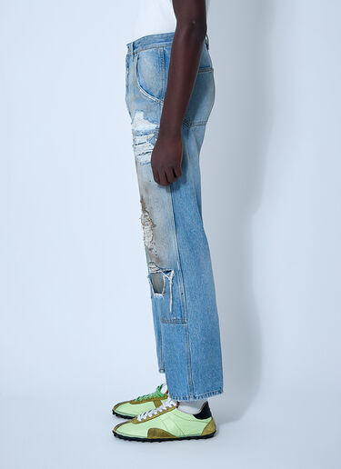 MM6 Maison Margiela Distressed Jeans Blue mmm0160005