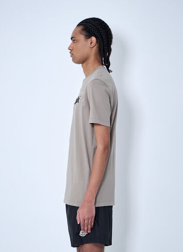 Moncler Logo Motif T-Shirt Beige mon0160023