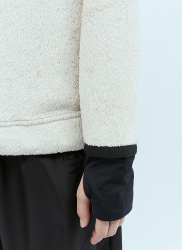 Moncler Grenoble ロゴパッチ フード付きスウェットシャツ ベージュ mog0253019