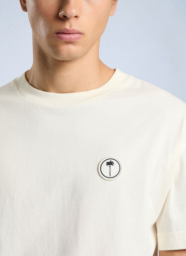 LN-CC® - Palm Angels: Palm Tree Regular Tee - White Palm Angels Palm Tree Regular Tee White pma0166098
