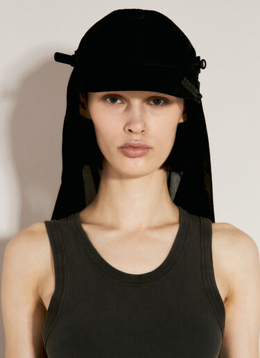 Innerraum Object C11 Baseball Cap With Veil Black inn0356008