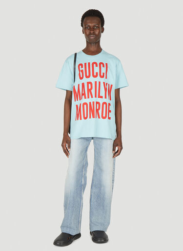 Gucci Marilyn Monroe T恤 浅蓝 guc0150114
