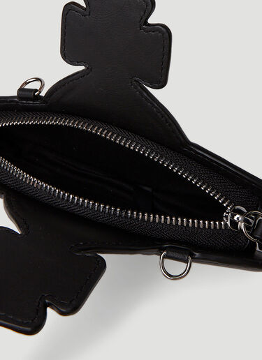 Vivienne Westwood Injected Orb Nano Shoulder Bag Black vvw0249042