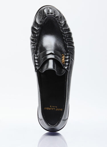 Saint Laurent Le Loafer 便士拖鞋  黑色 sla0255038