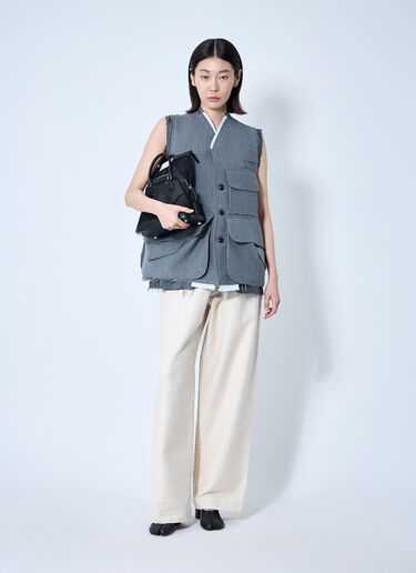 Maison Margiela Wide Leg Pants Beige mla0259010