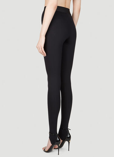 Logo Plaque Leggings Dolce & Gabbana Logo Plaque Leggings Black dol0253012