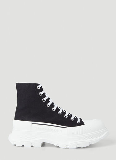 Alexander McQueen Tread Slick 及踝靴 黑 amq0147029