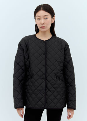 TOTEME Quilted Jacket Black tot0251002