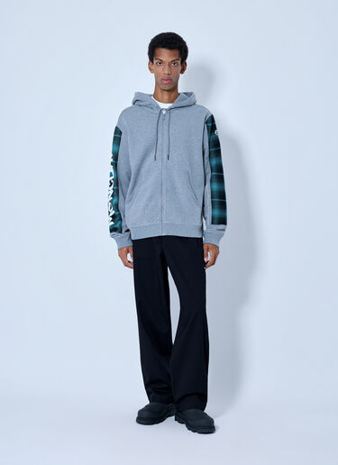 LN-CC® - Moncler x FRGMT Hiroshi Fujiwara: Hooded Zip Sweatshirt - Grey Moncler x FRGMT Hiroshi Fujiwara Hooded Zip Sweatshirt Grey mfr0166009