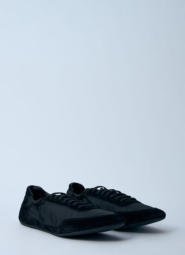 Prada Collapse Re-Nylon And Suede Sneakers Black pra0161012