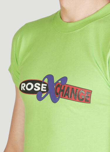 Martine Rose 슈렁큰 티셔츠 그린 mtr0152010