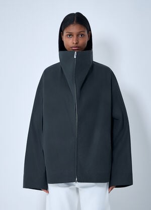 TOTEME Zipped Country Jacket Black tot0263004