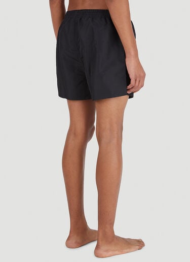 Balenciaga Logo Motif Swim Shorts Black bal0145132