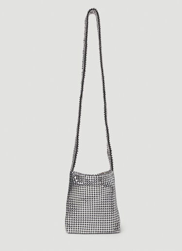 Rabanne Pixel Mini Shoulder Bag Silver pac0251041