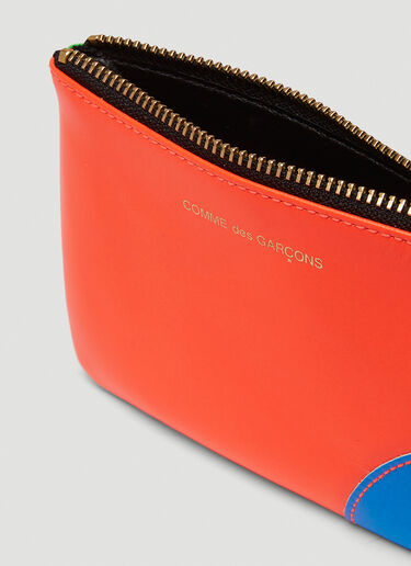 Comme des Garçons Wallet Super Fluo Leather Wallet Orange cdw0346013