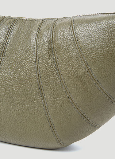 Small Croissant Shoulder Bag Lemaire Small Croissant Shoulder Bag Green lem0254017