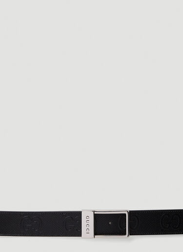 Gucci GG 图案腰带 黑色 guc0152260