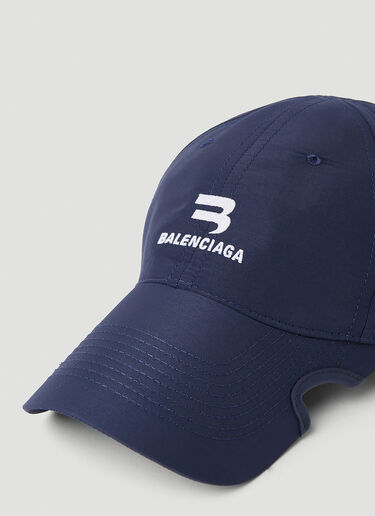 Balenciaga Notched 棒球帽 蓝色 bal0149070