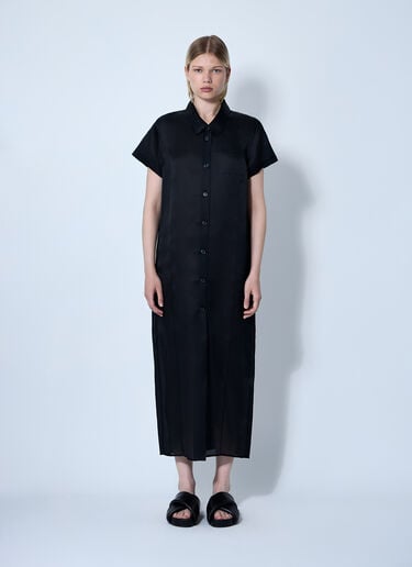 Khaite Effy Midi Dress Black kha0260002