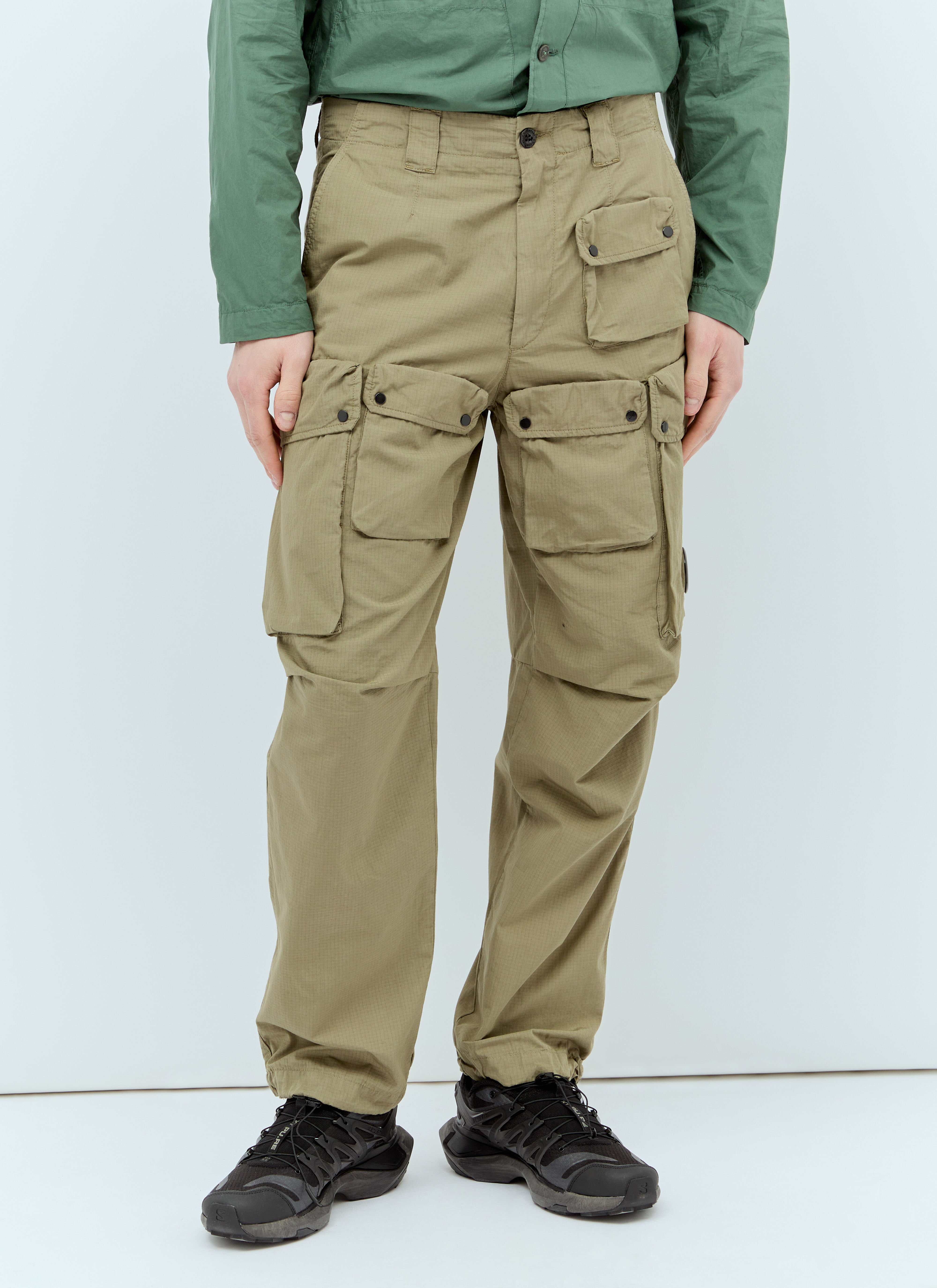 C.P. Company 防刮宽松工装裤 绿色 pco0156010