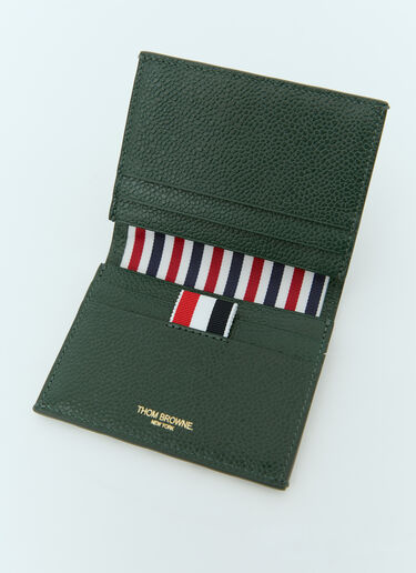 4バー 二つ折りカードホルダー Thom Browne 4バー 二つ折りカードホルダー グリーン thb0154012