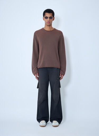 Our Legacy Rigid Popover Sweater Brown our0164028