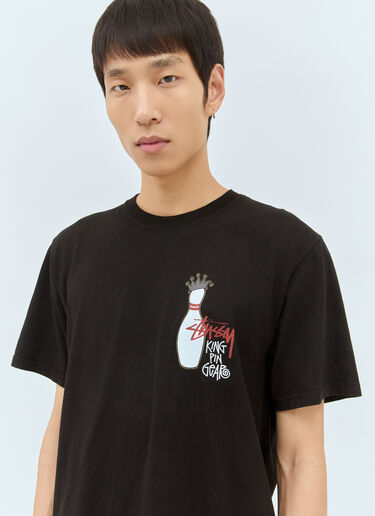 Stüssy Kingpin T-Shirt Black sts0158025