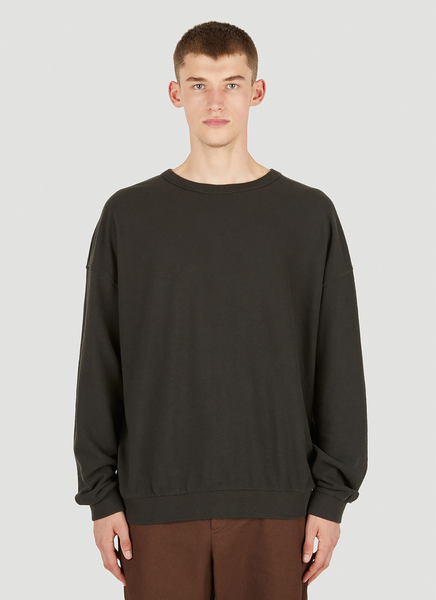 Applied Art Forms Loose Fit Sweatshirt Male Black