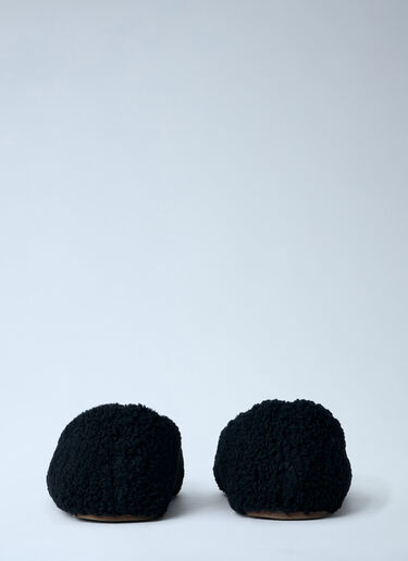 MB Shearling Ballerina Flats Moon Boot MB Shearling Ballerina Flats Black mnb0363002