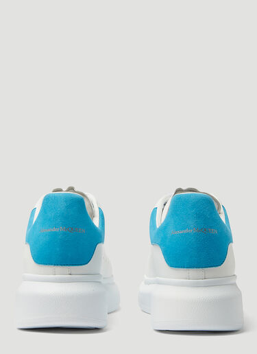 Alexander McQueen Oversized Velour Counter Sneakers Blue amq0248010