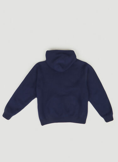 DRx FARMAxY FOR LN-CC Graphic Print Hooded Sweatshirt Blue drx0349028