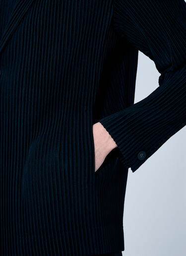 Homme Plissé Issey Miyake Pleated Blazer Black hmp0159016